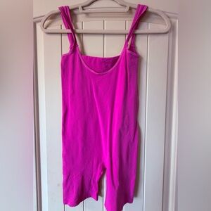 Women's Pink Tank Top pant onesie Free People